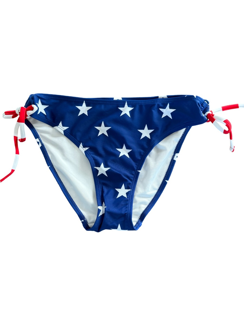 H2OH Colours Easy To Please Patriotic Stars Bikini Swim Bottom NWT Size M